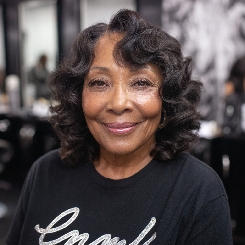 Classic Soft Vintage Curls with Defined Bounce