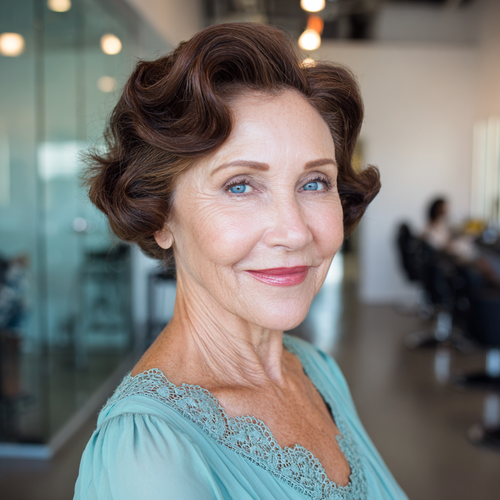 Classic Vintage Curls with Soft Volume