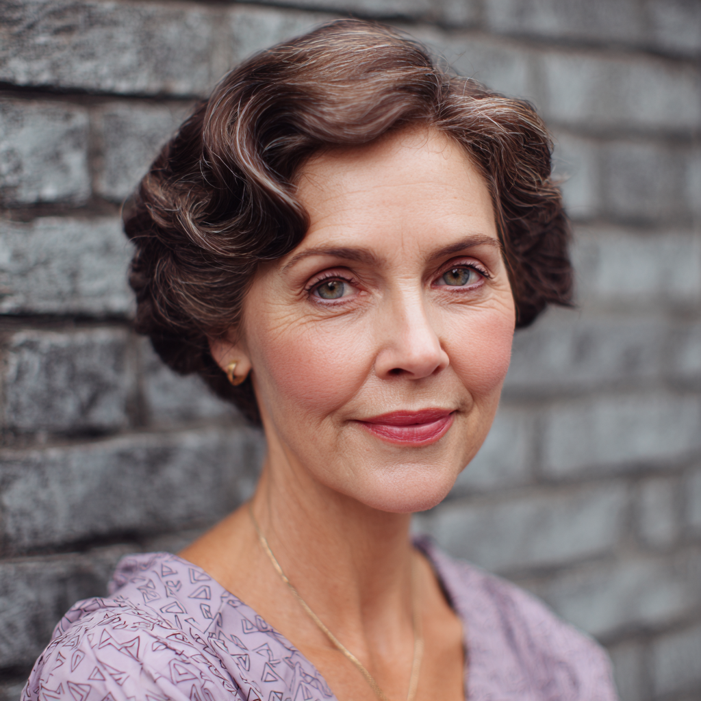 Classic Vintage Hollywood Waves with Soft Volume