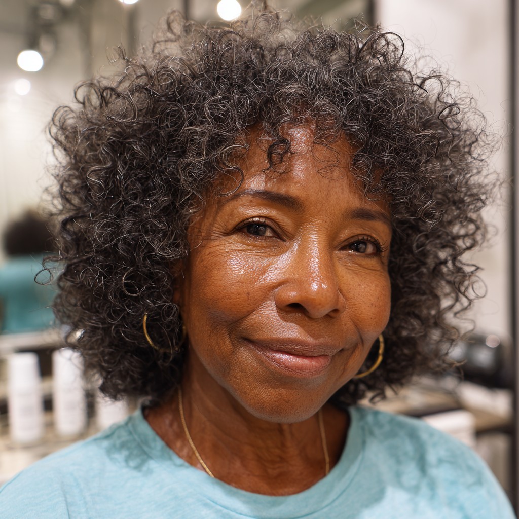 Curly Soft Shag with Defined Layers
