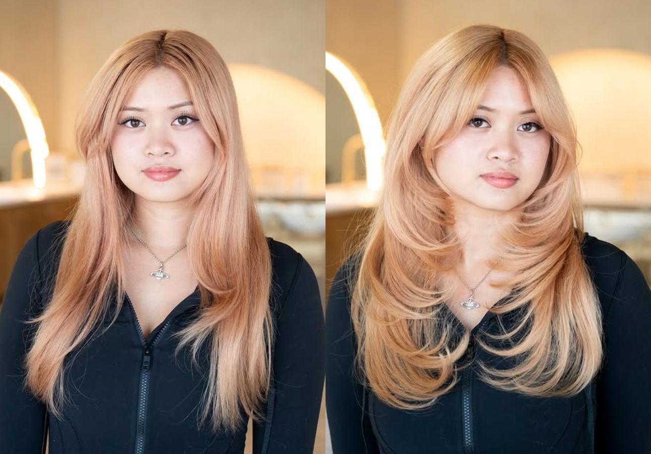 Elegant Soft Layered Hush Cut with Subtle Face-Framing