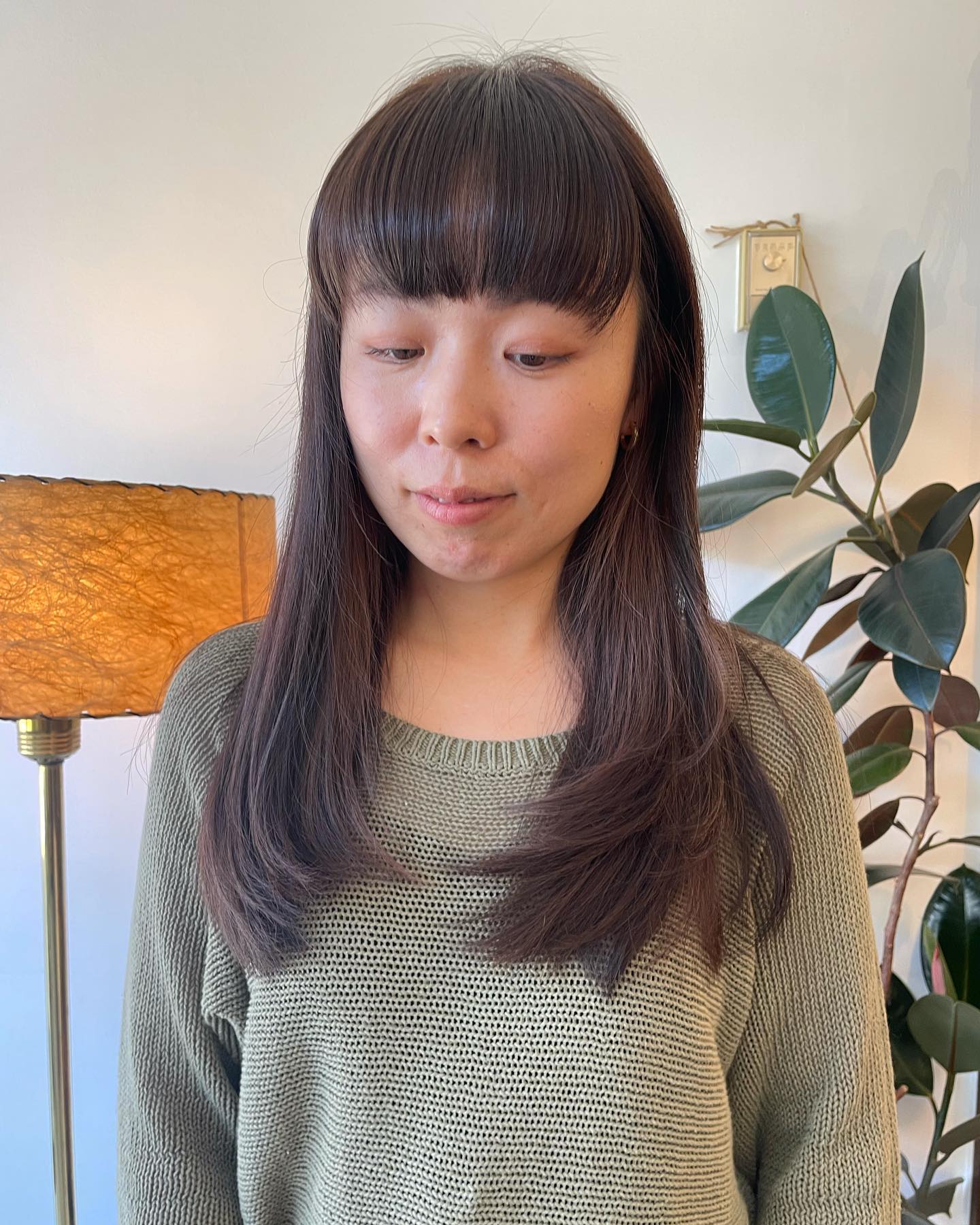 Modern Blunt Bangs with Subtle Layering