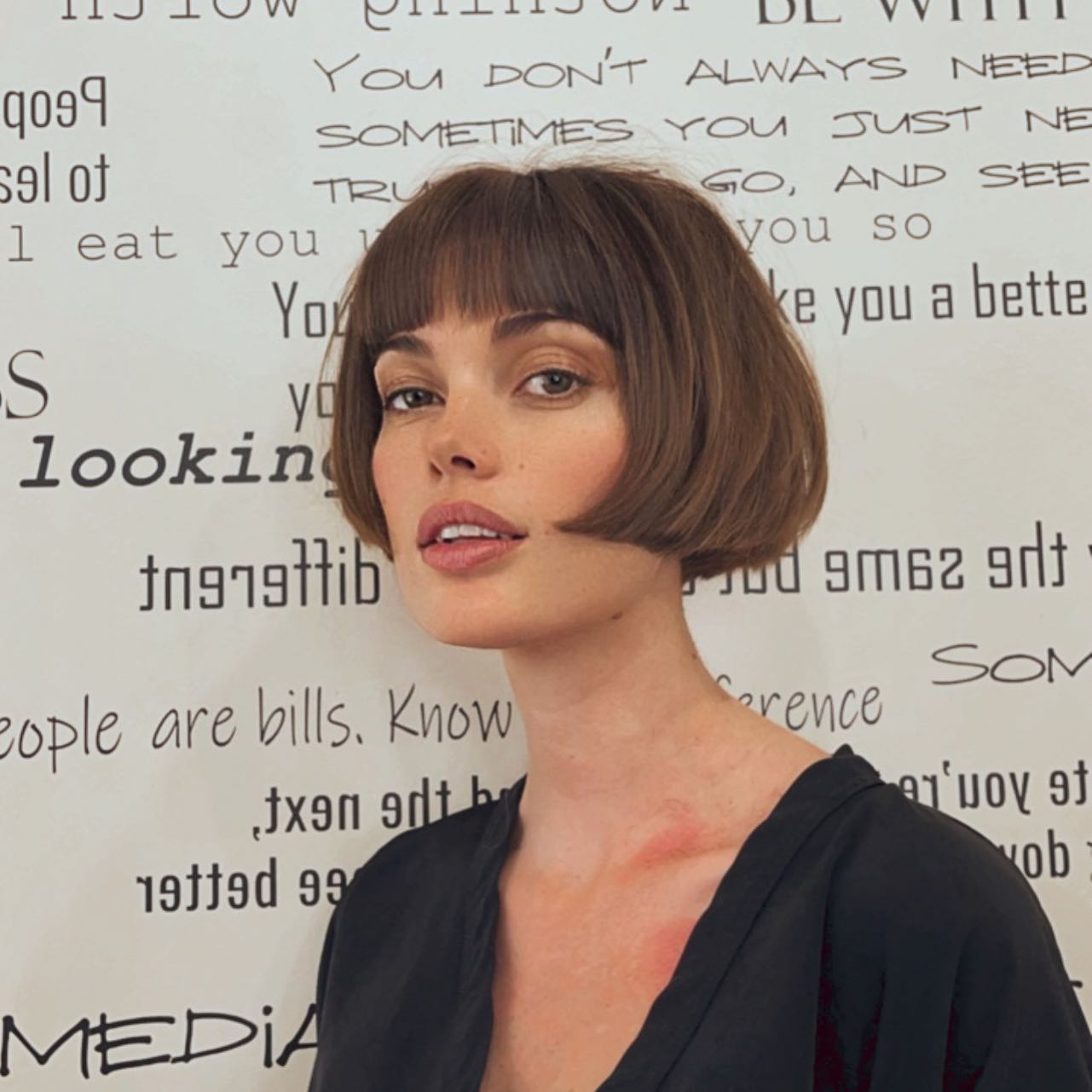 Modern Blunt Pageboy Bob with Subtle Layers