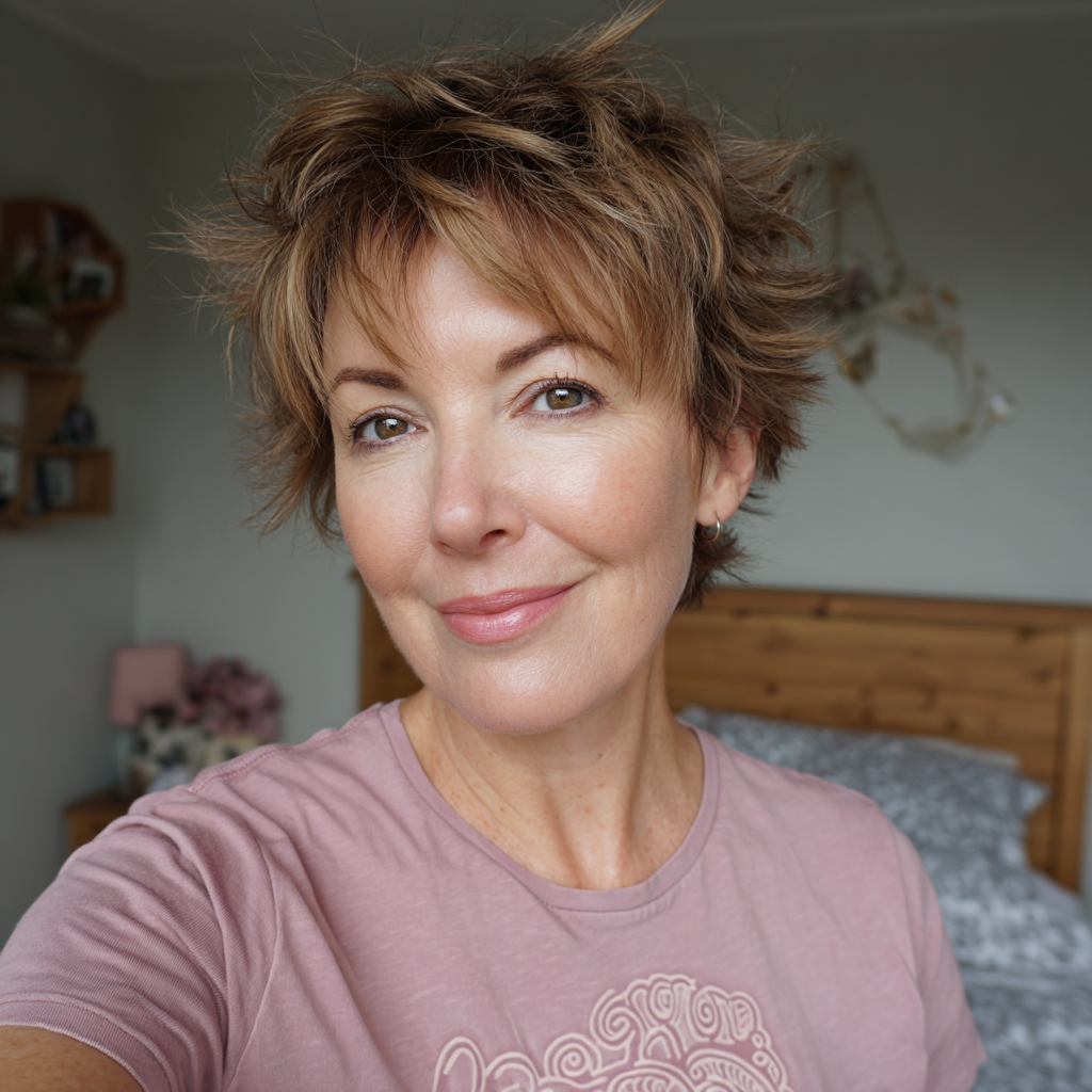 Modern Short Spiky Cut with Fluffy Texture