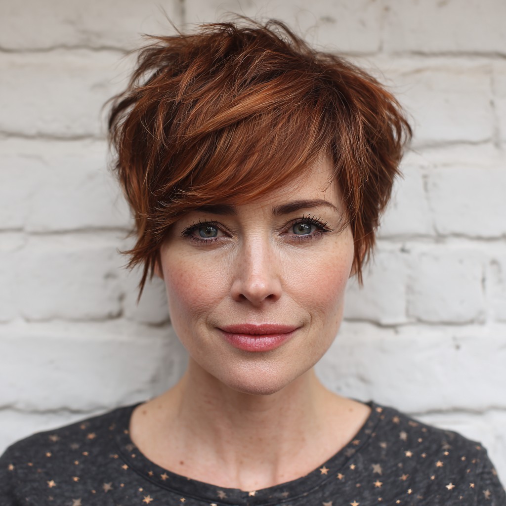 Modern Textured Short Cut with Flattering Layers