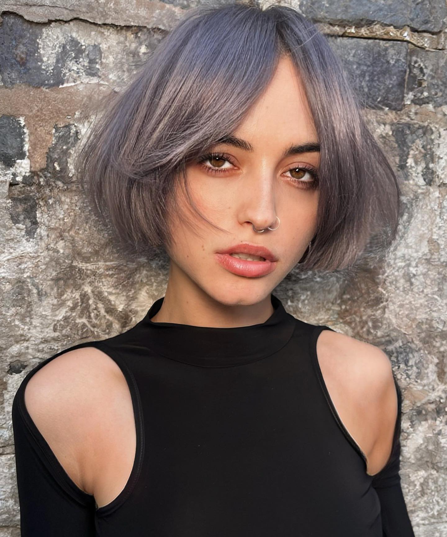 Stylish Textured Bob with Subtle Dimensional Color