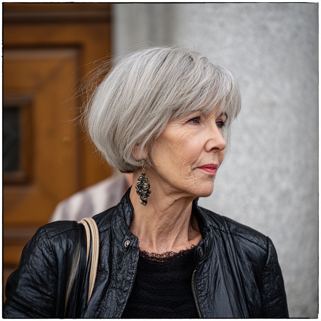 Stylish Textured Bob with Subtle Volume