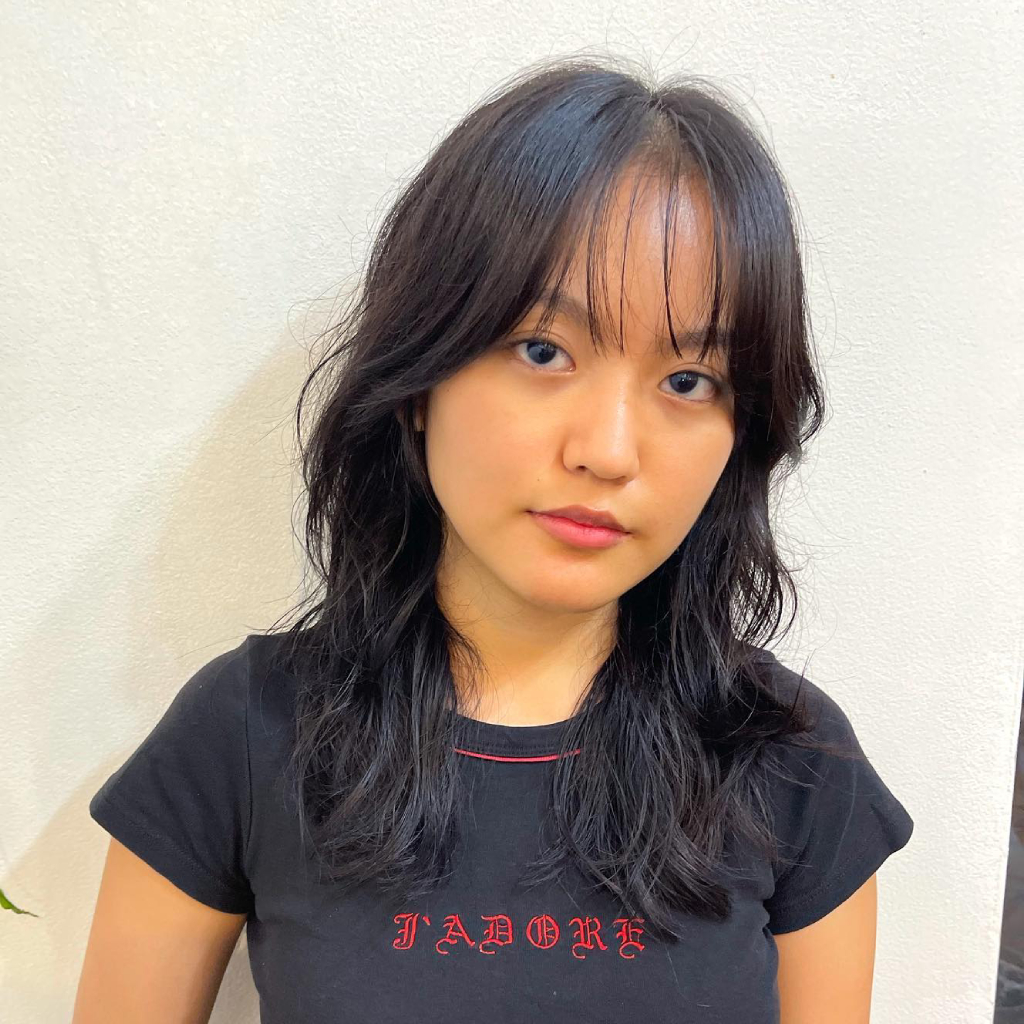 Textured Long Cut with Soft Face-Framing Bangs