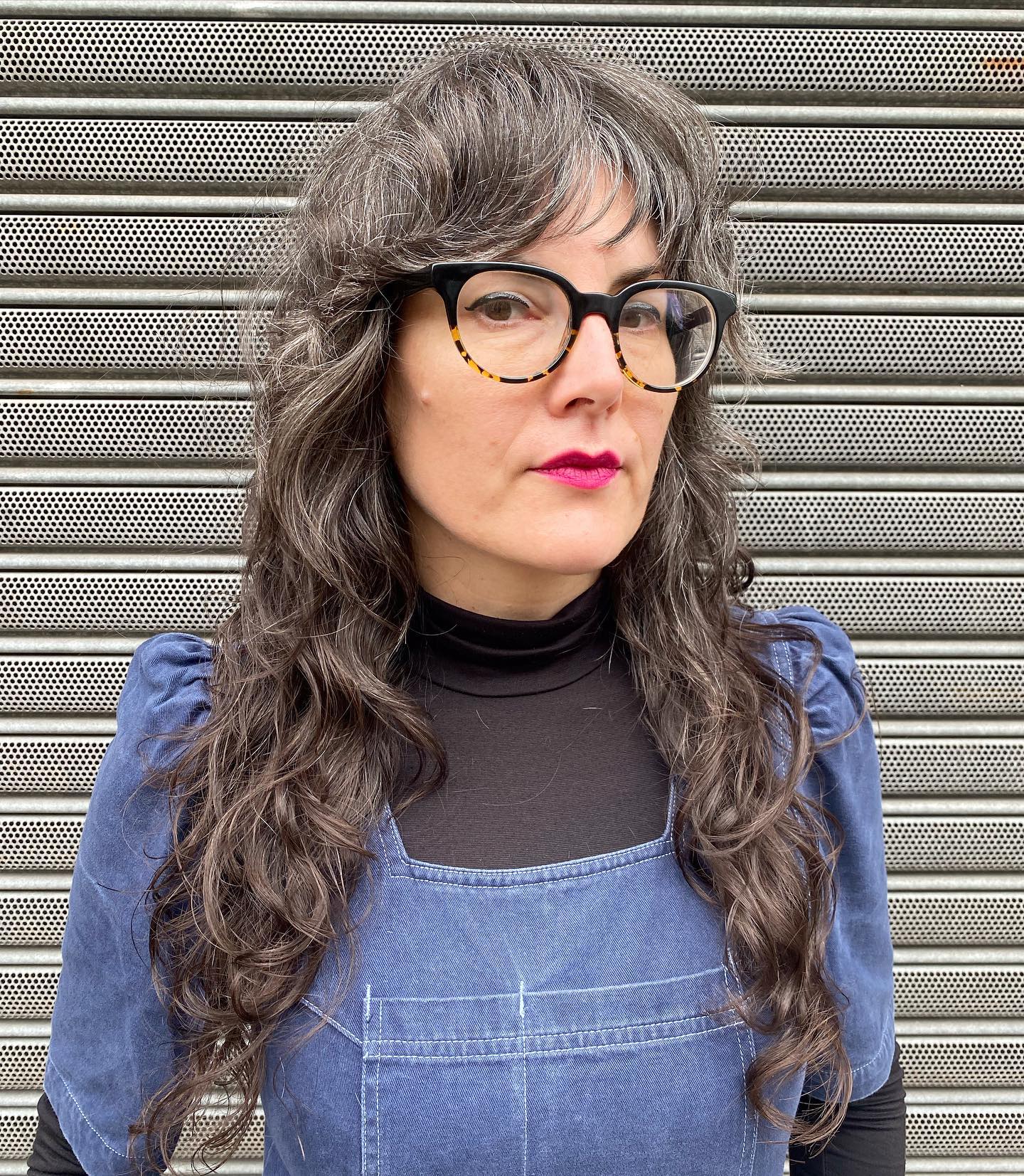 Textured Long Shag with Soft Bangs