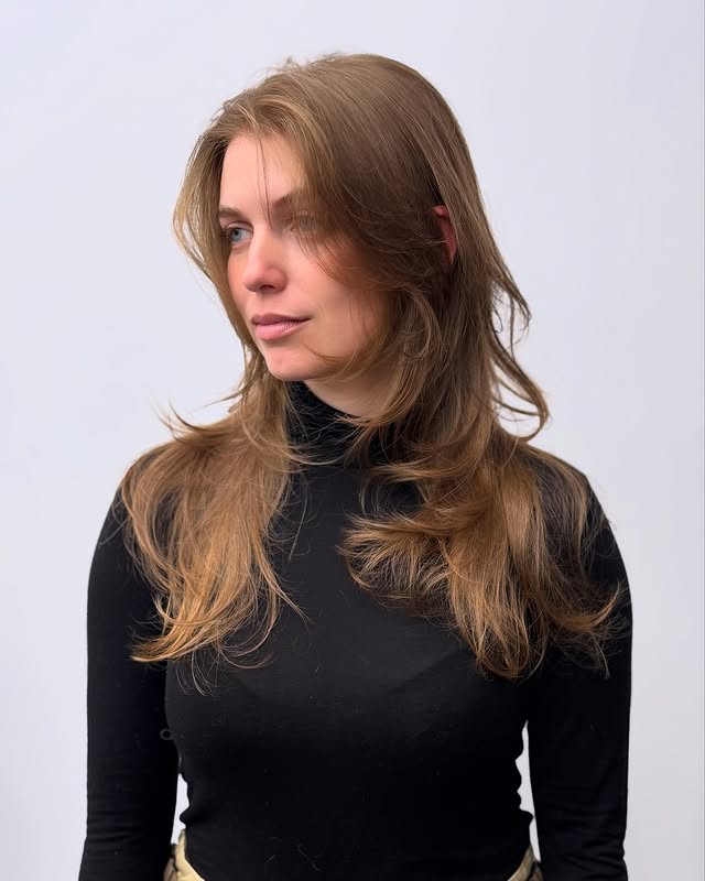 Elegant Soft Layered Hush Cut with Subtle Movement