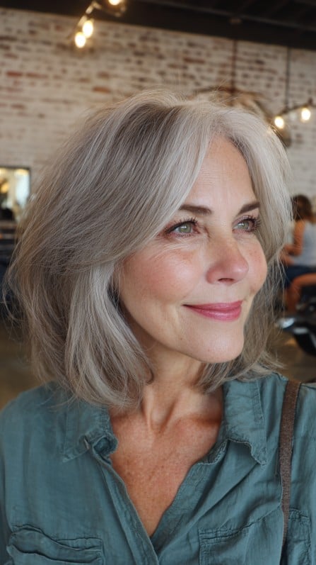 Elegant Wispy Bob with Soft Layers