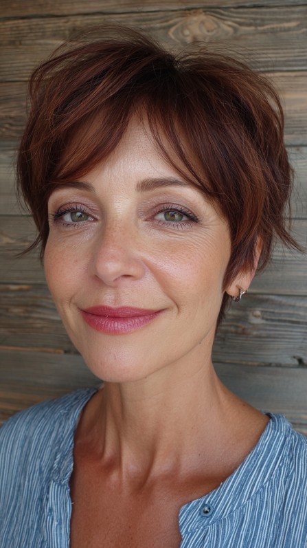 Chic Textured Short Cut with Soft Layers