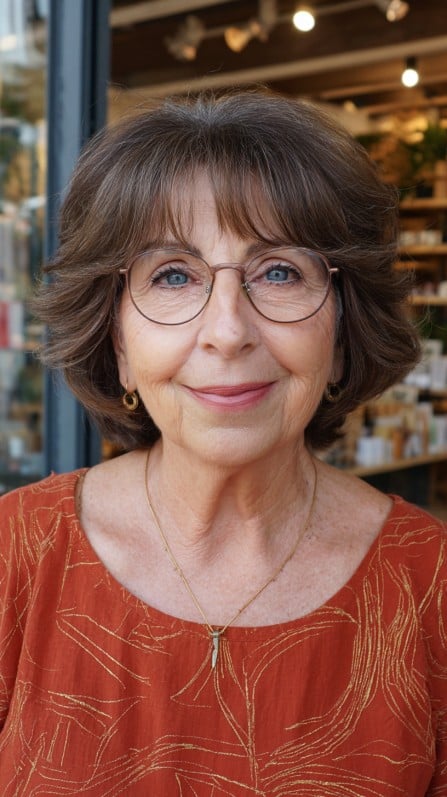 Charming Soft Layered Bob with Subtle Volume