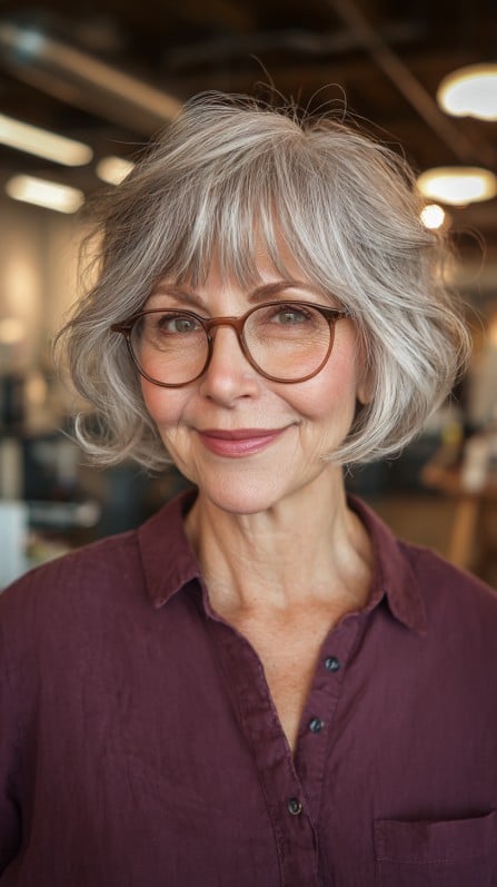 Charming Textured Bob with Soft Waves