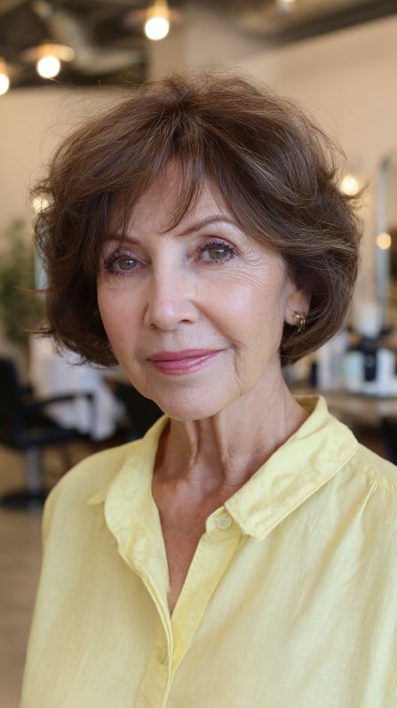 Chic Textured Bob with Soft Volume