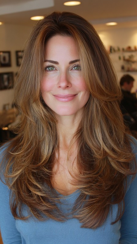 Elegant Layered Cut with Subtle Movement