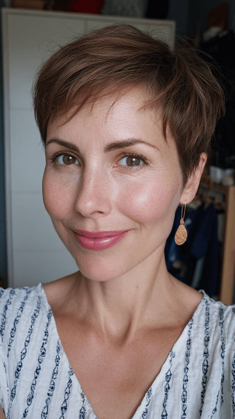 Chic Short Pixie with Subtle Textured Layers