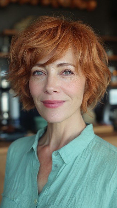 Chic Textured Bob with Soft Layers