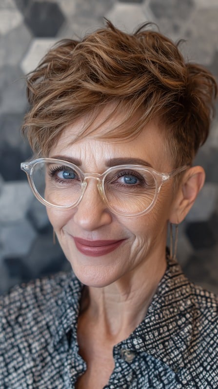 Chic Textured Pixie Cut with Soft Volume