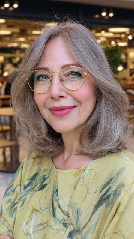 Elegant Soft Waves with Face-Framing Layers