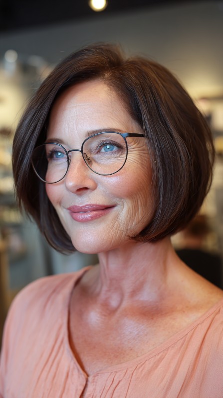 Modern Textured Bob with Subtle Movement