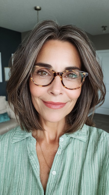 Textured Shoulder-Length Cut with Soft Layers
