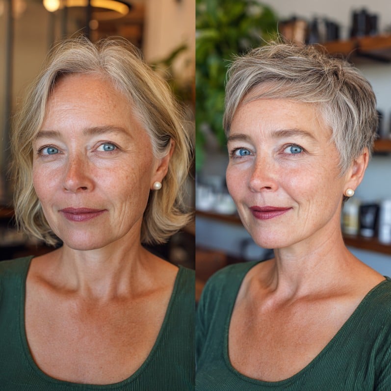 Chic Textured Pixie Cut with Soft Layers