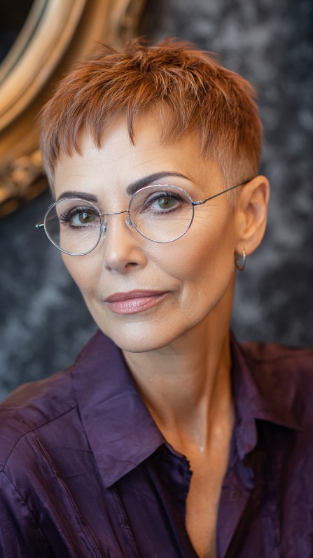 Modern Textured Pixie Cut with Subtle Layers