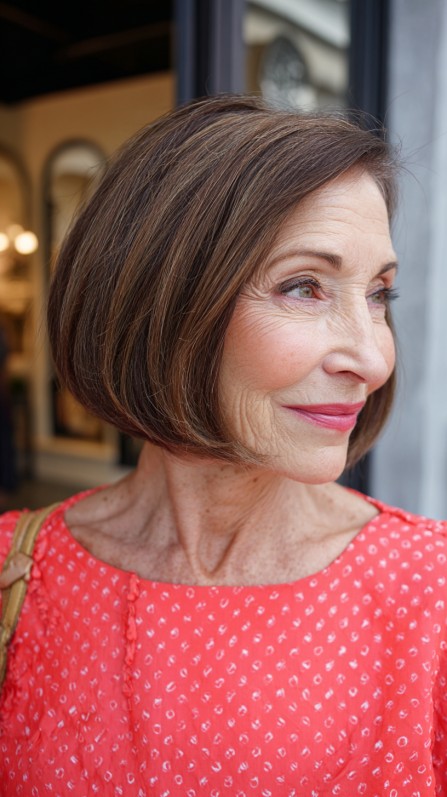 Classic Smooth Skimmed Bob with Subtle Layers