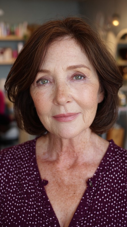 Elegant Layered Skimmed Bob with Natural Movement