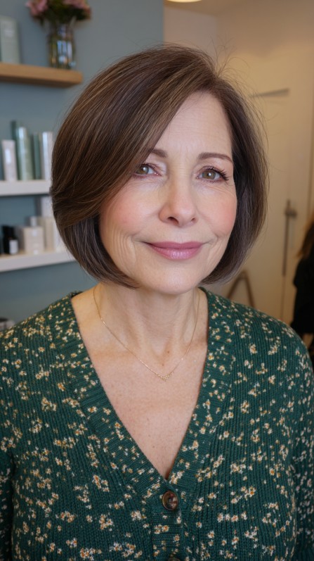 Refined Classic Skimmed Bob with Gentle Layers
