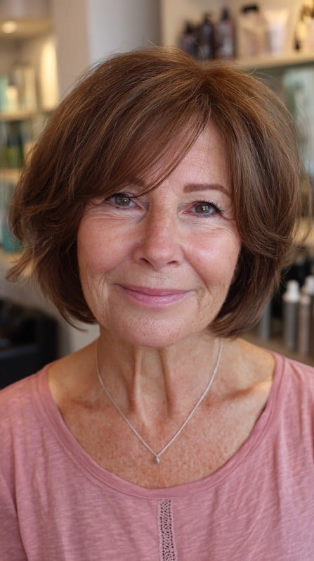 Chic Textured Bob with Subtle Volume