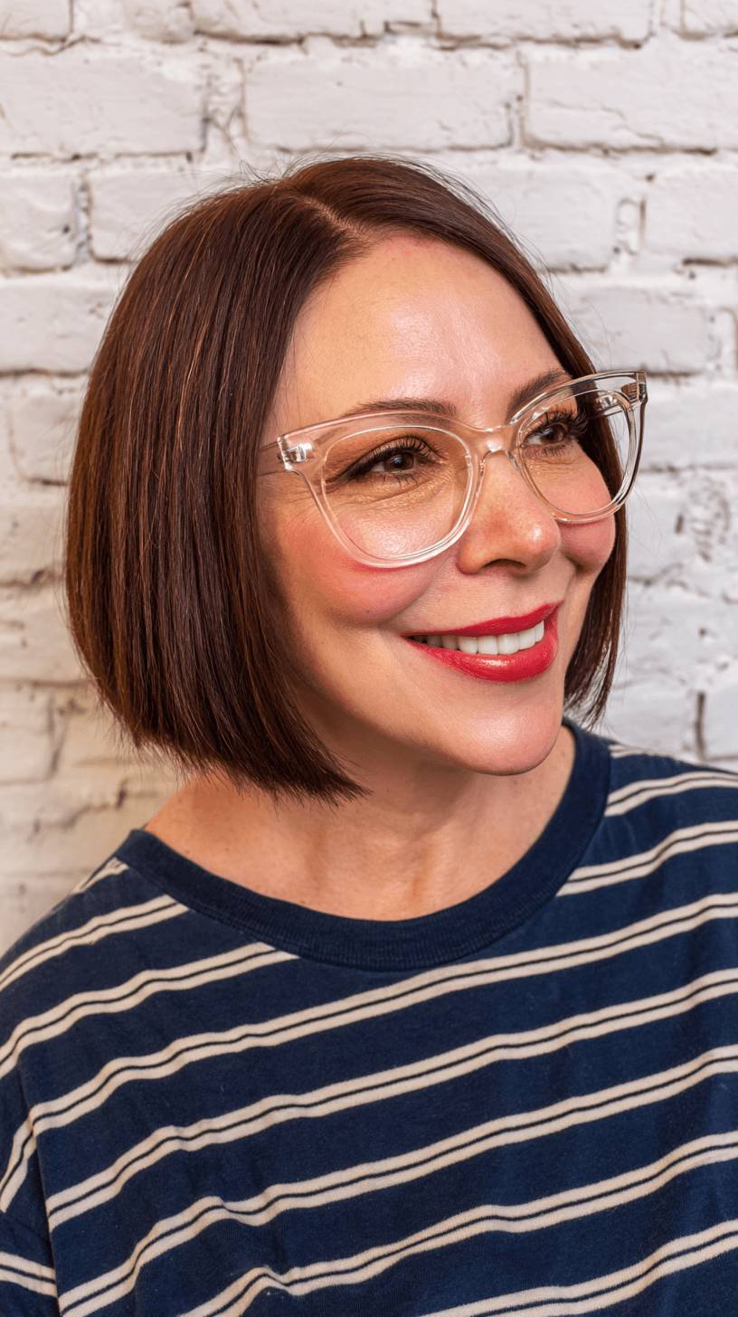 Classic Blunt Bob with Soft Texture