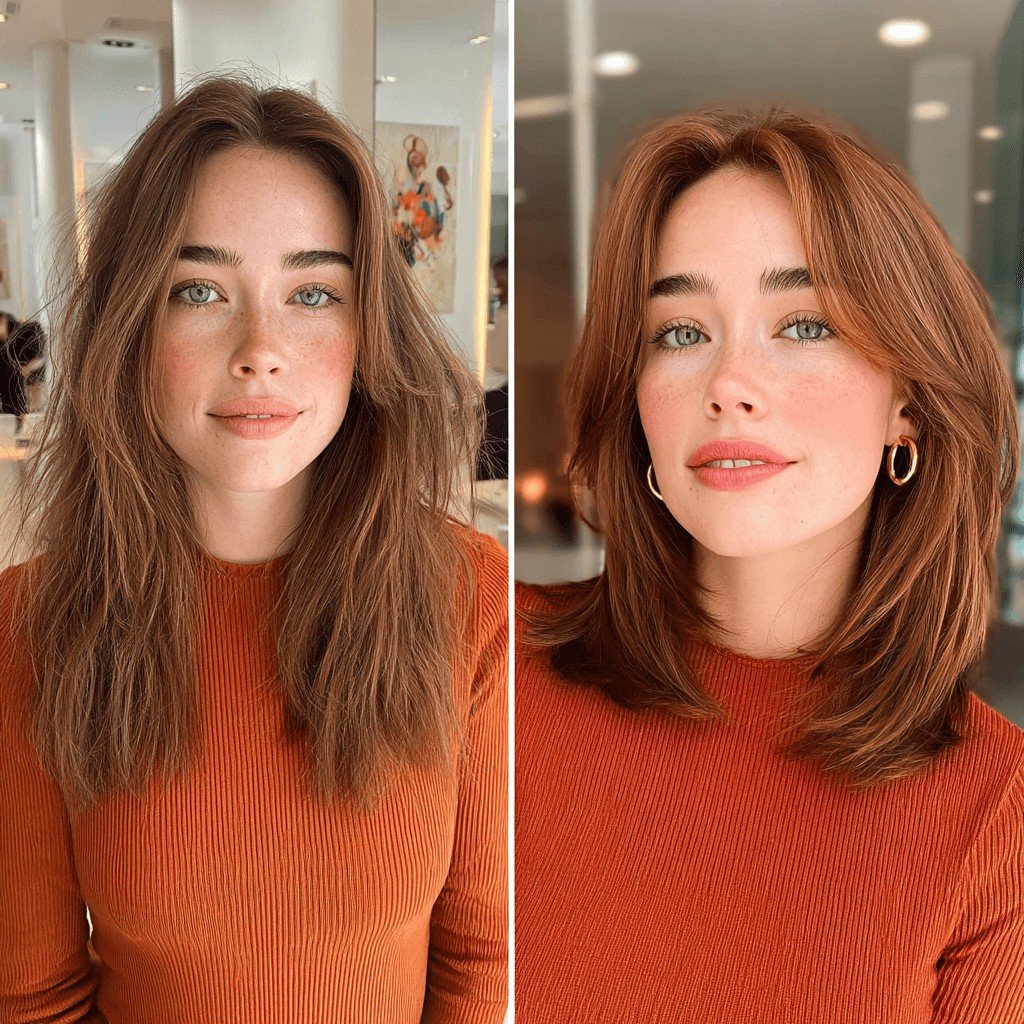 Dynamic Mid-Length Textured Lob with Subtle Highlights