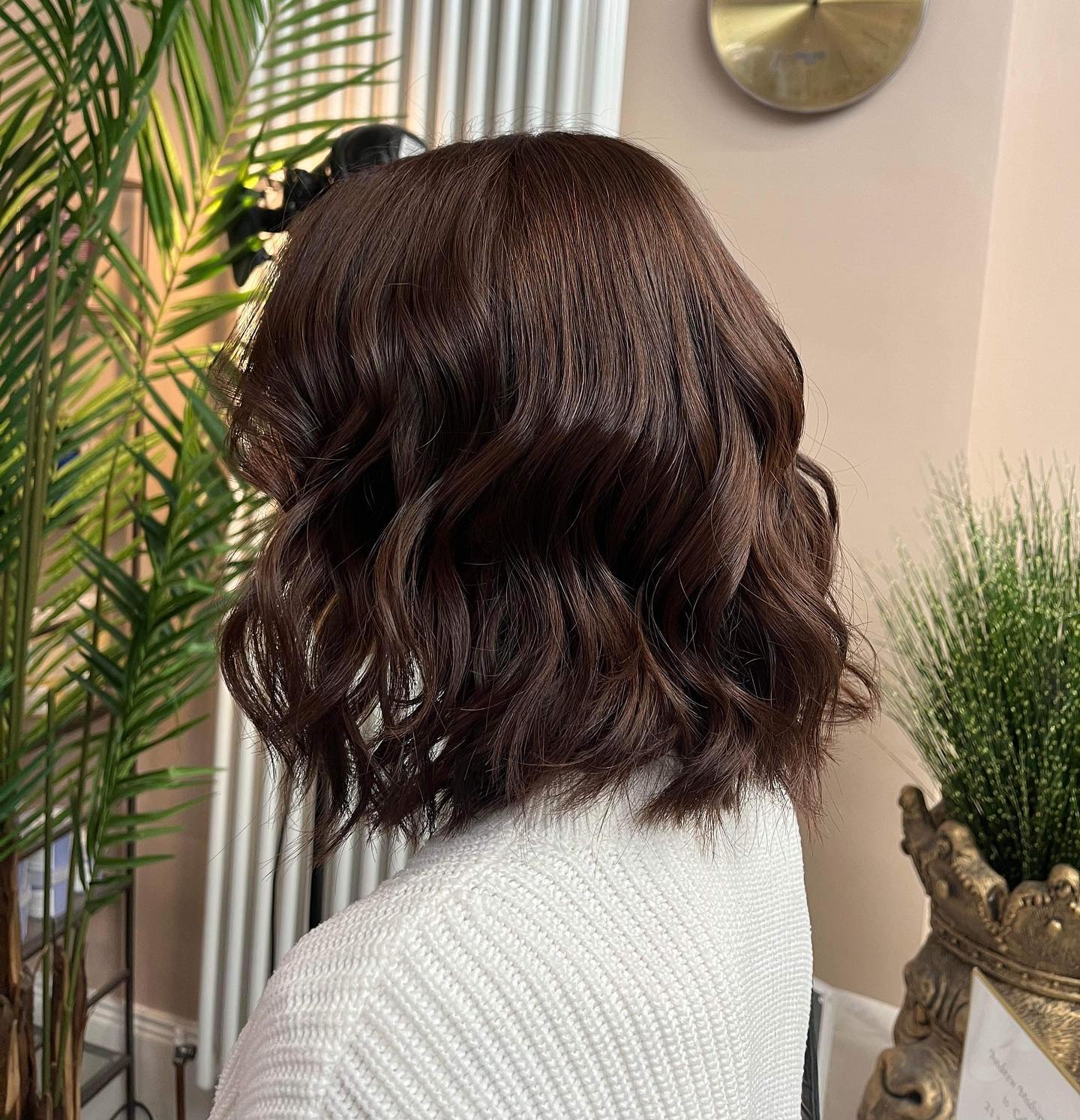 Rich Chocolate Waves with Textured Ends