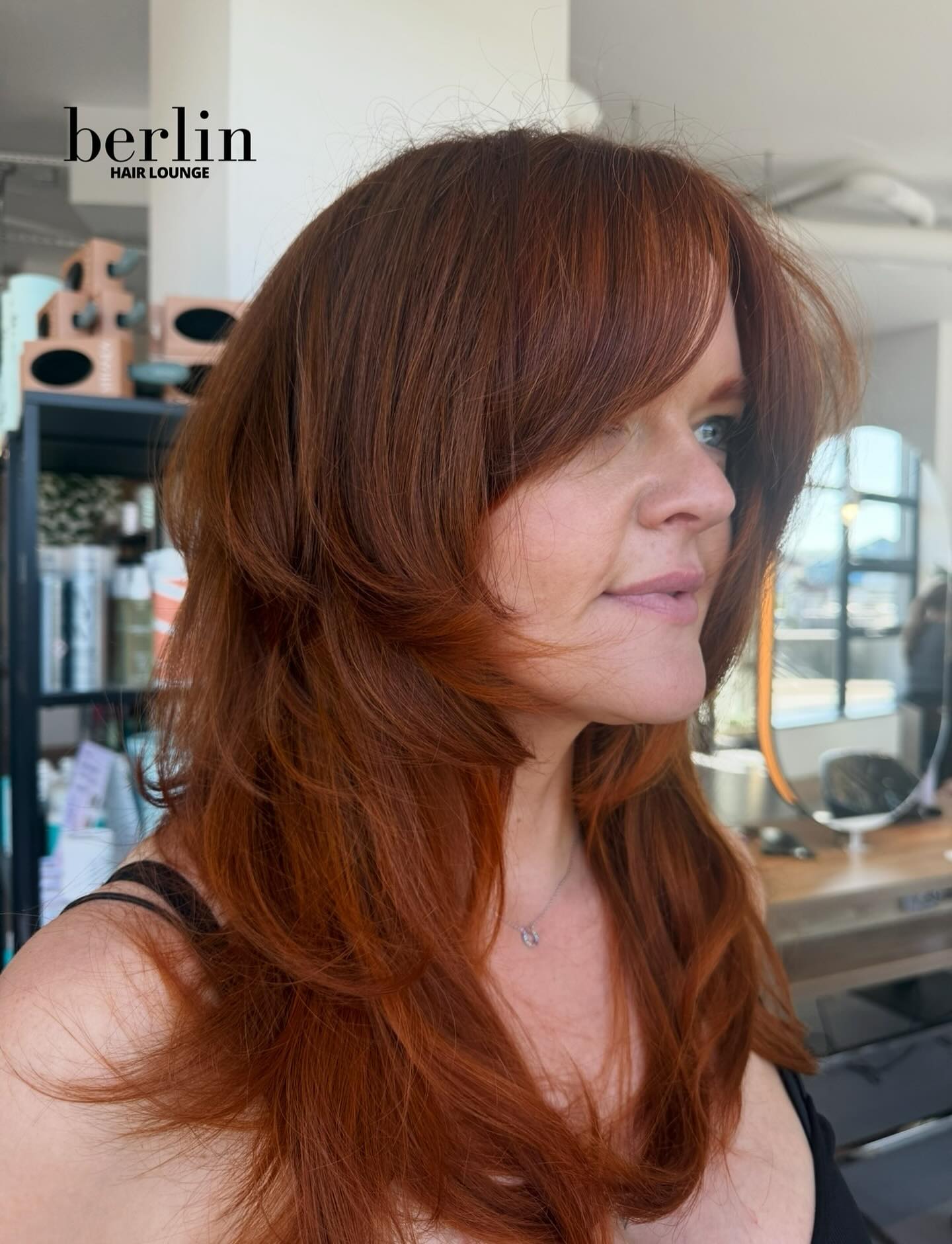 Vibrant Layered Copper Waves