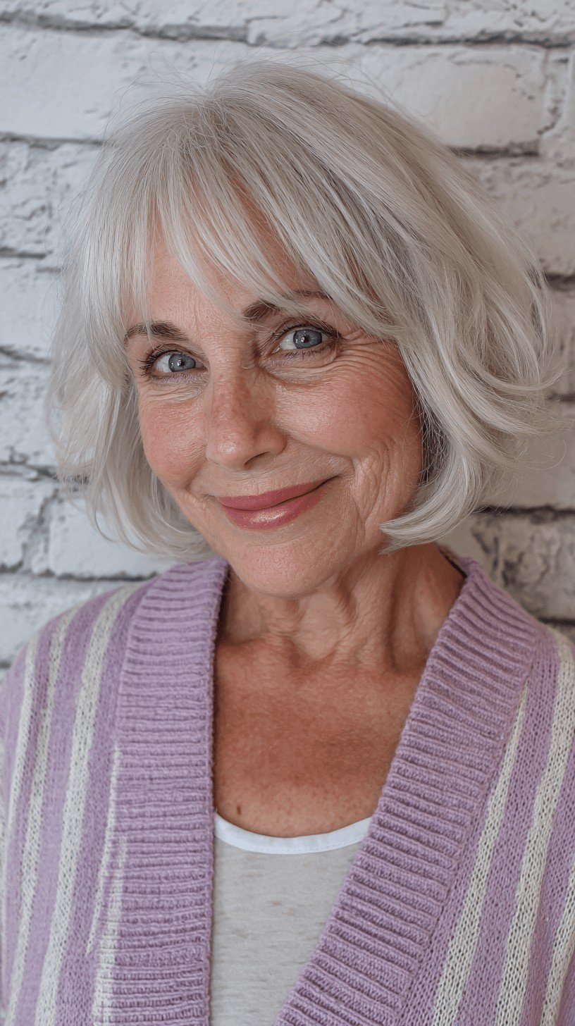 Chic Textured Bob with Subtle Layers
