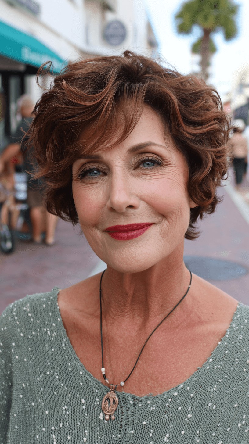Chic Curly Short Cut with Soft Volume