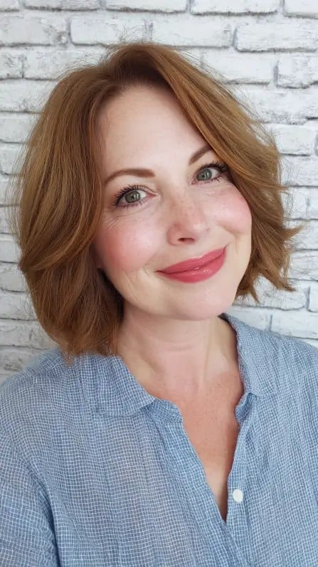 Chic Layered Bob with Soft Waves
