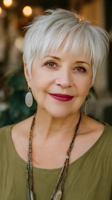 Chic Short Textured Pixie Cut