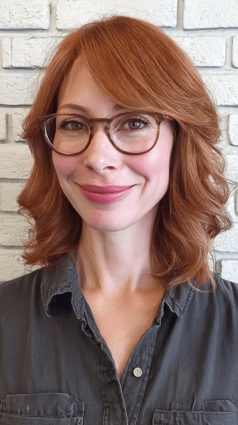 Chic Layered Butterfly Cut with Soft Curls