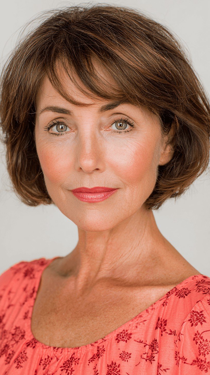 Chic Textured Bob with Face-Framing Layers