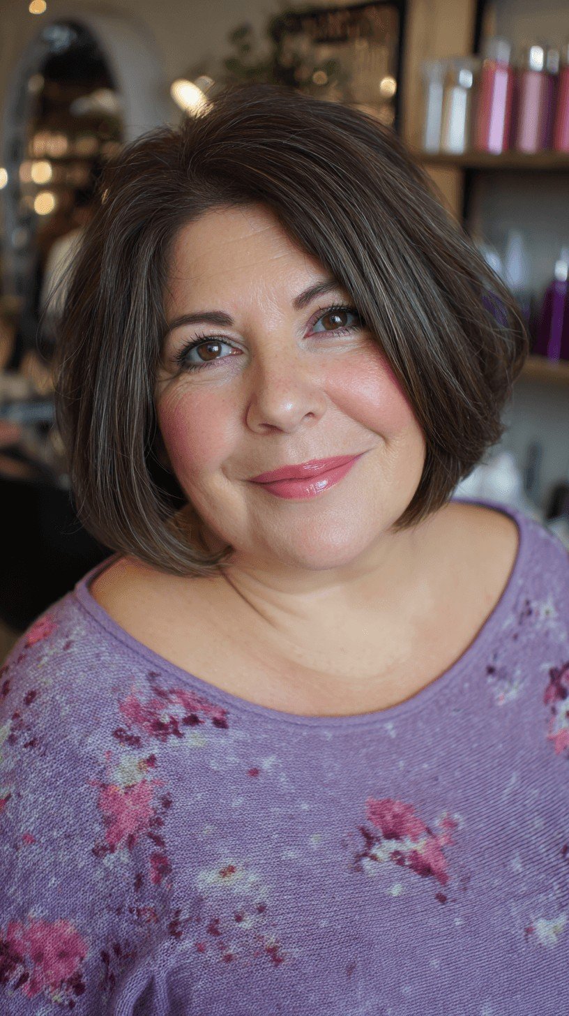 Chic Textured Bob with Subtle Volume