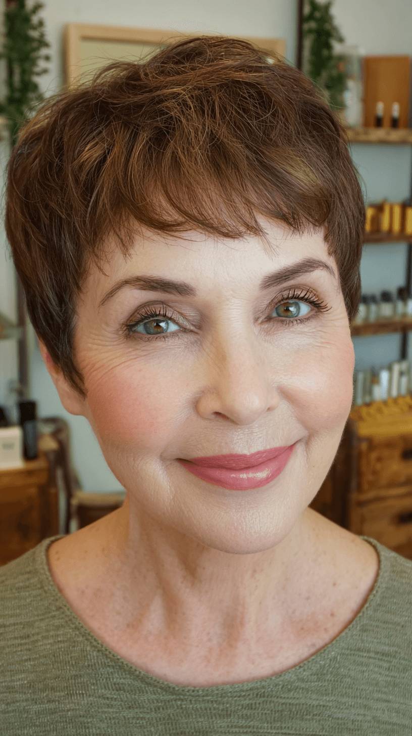Chic Textured Pixie with Soft Layers