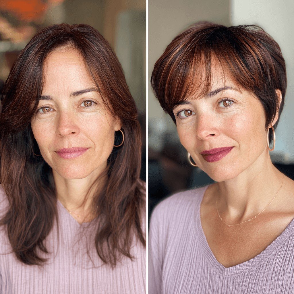 Chic Textured Pixie with Subtle Highlights