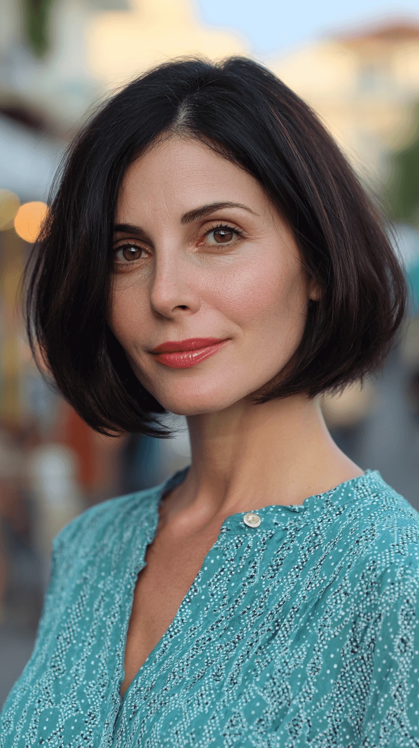 Classic A-Line Bob with Subtle Movement