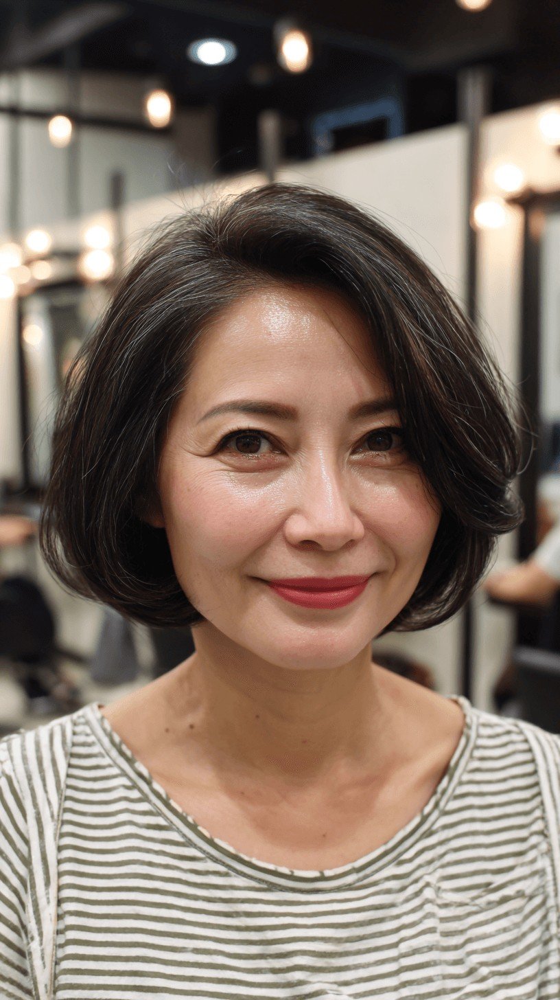 Classic Rounded Bob with Soft Layers