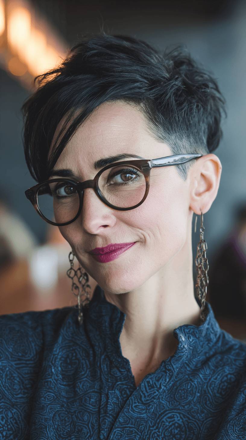 Edgy Short Cut with Textured Layers