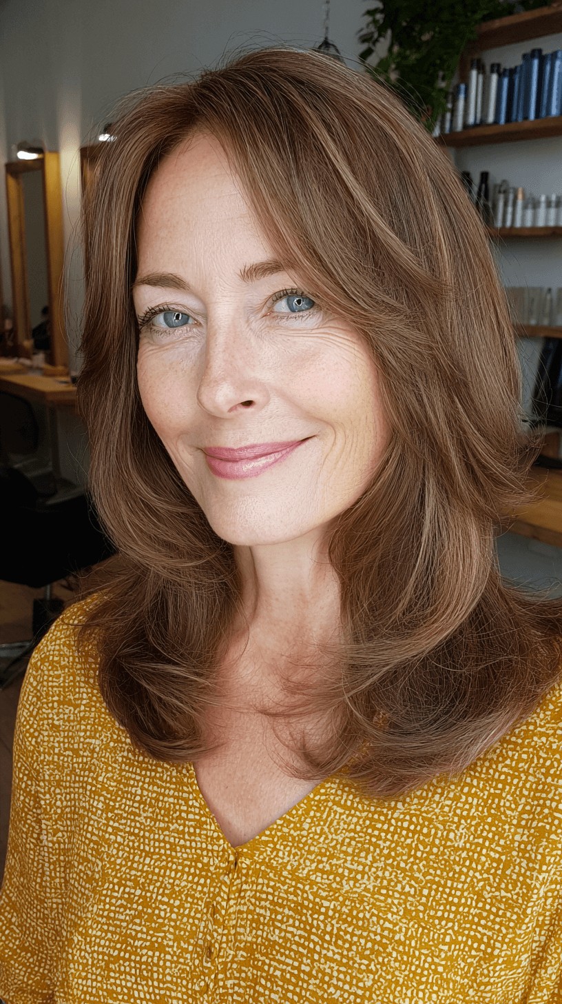 Modern Layered Cut with Subtle Face-Framing Layers