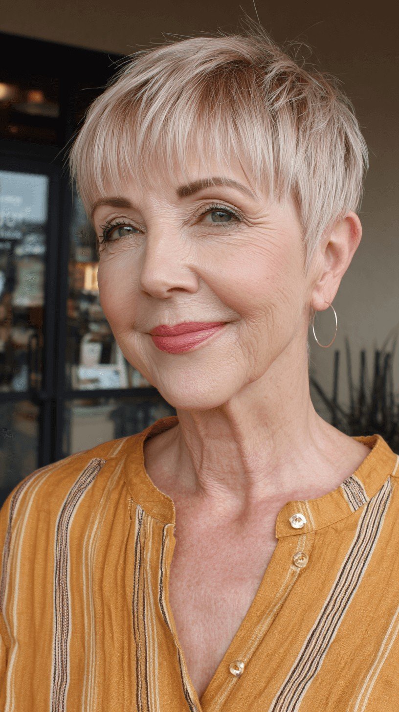 Modern Pixie Cut with Soft Textured Layers